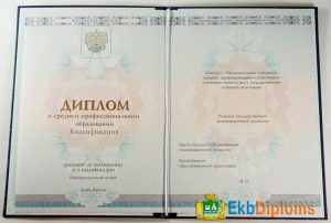 Диплом техникума — колледжа 2014-2026 года